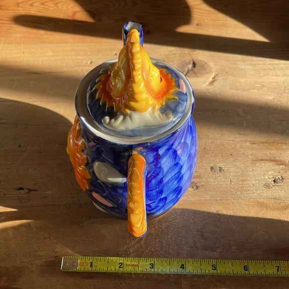 🌞 Ceramic Sun Teapot - Picture 10 of 11